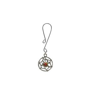 Clit Clamp - Curl Loop with Dream Catcher Charm includes organza gift storage bag