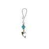 Clit Clamp - Curl Loop with Dolphin Charm & Blue Bead includes organza gift storage bag