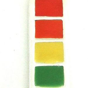 Rainbow Sterling Silver bar pendent