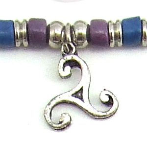 Celtic with Ceramic Beads Necklace