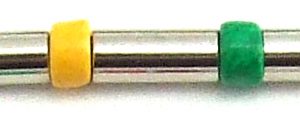 Rainbow Ceramic Beads w/Tubes & Blk Beads Necklace