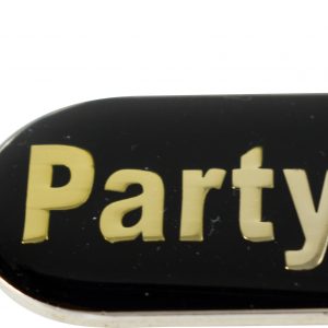 Party Boy Military ID tag