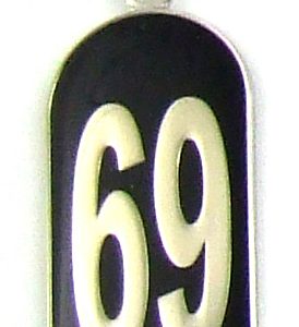 69 Military ID tag