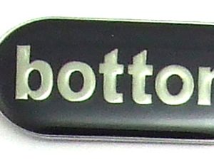 bottom Military I.D. Tag