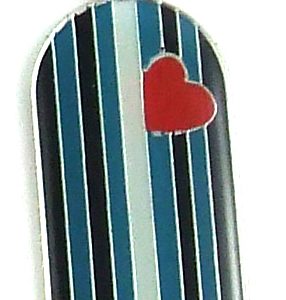 Leather Flag Military ID Tag