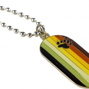 Bear Flag Military ID Tag