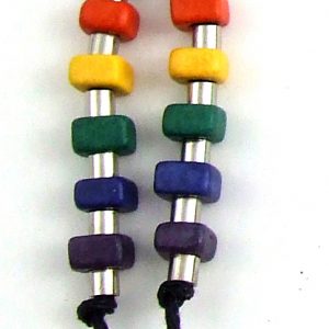 Rainbowbow Square Beads Key Chain