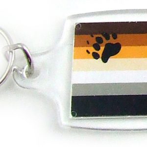 Bear Flag Acrylic Key Chain