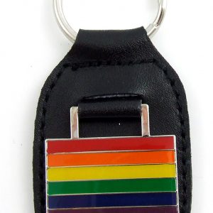 Rainbowbow Flag Key Fob