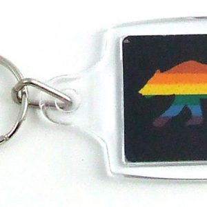 Rainbowbow Bear Acrylic Key Chain