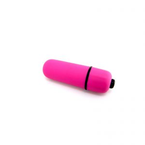 2 1/2" Soft Touch Silicone 3 Speed Bullet Vibrator - Pink