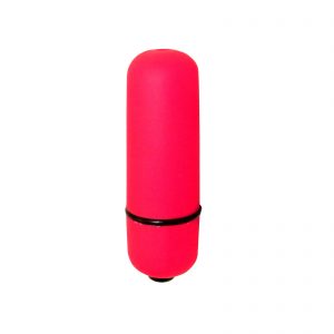 2 1/2" Soft Touch Silicone 3 Speed Bullet Vibrator - Red