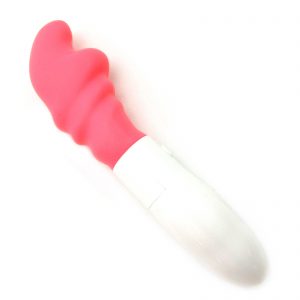 6 1/2" Mini Soft Touch Silicone Clitoral Stimulating Vibrator - 4 Speeds or Functions - AAA Batteries - Pink