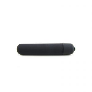 3 1/2" 5 Speed - Function Bullet Silicone Vibrator - Black