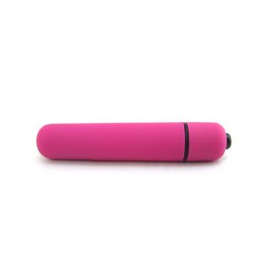 3 1/2" 5 Speed - Function Bullet Silicone Vibrator - Pink