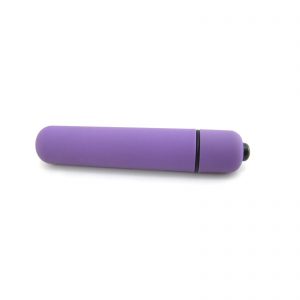 3 1/2" 5 Speed - Function Bullet Silicone Vibrator - Purple