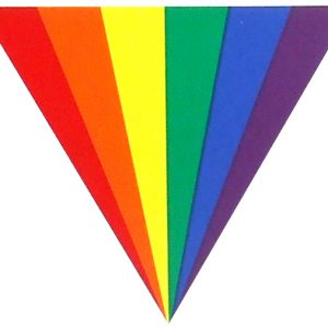 Magnet - Rainbow Fan - 3" x 3.5"