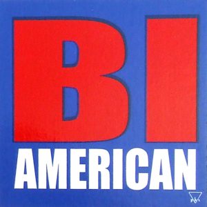 Magnet - BI American 3" x 3"