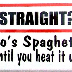 Magnet - Straight? So is Spaghetti
