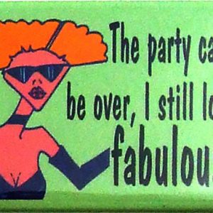Magnet - Party can't be over I still look fabulous!