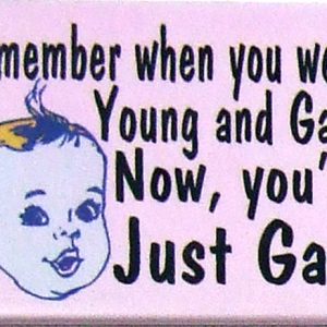 Magnet - Remember when you were young and gay?