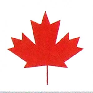 Magnet - Rainbow Canadian flag
