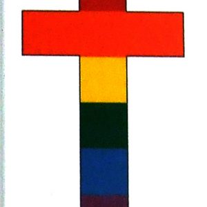Magnet - Rainbow Cross