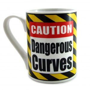 Caut Dangerous Curves Mug