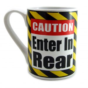 Caut Enter In Rear Mug