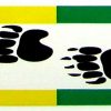 paws rainbow bumper sticker