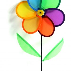 Rainbow Wind Twirl Flower - Small 8" x 17"