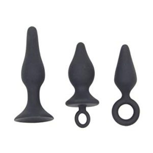 Anal Silicone Butt Plugs Set of 3