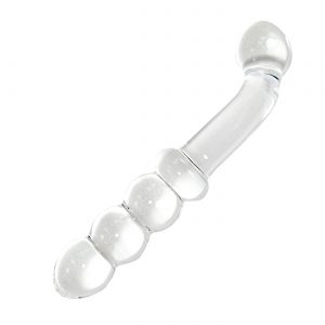 7" Borosilicate Glass Dildo Dong Clear