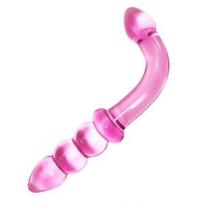7" Borosilictae Glass Dildo Pink