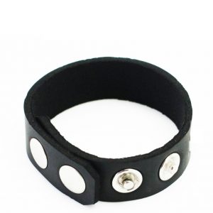 Extremely Adjustable Multi-Snap Cock/Penis Ring/Strap in Neoprene - Black