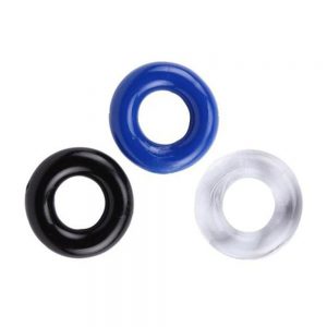 Silicone cock rings 3 pc set