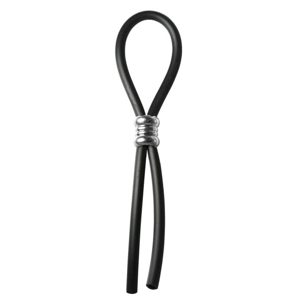 Remove term: Cock Ring Adjustable Silicone Cord with Stainless Steel Grooved Barrel Bead for tension control tight accurate fit Cock Ring Adjustable Silicone Cord with Stainless Steel Grooved Barrel Bead for tension control tight accurate fit