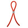 Cock Ring Adjustable Silicone Cord with Stainless Steel Ridges Bead for tension control tight accurate fit