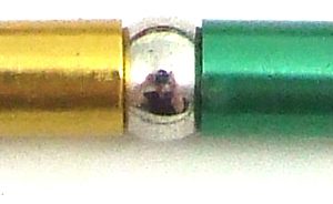 Rainbow Aluminum Tube Bracelet - 9"