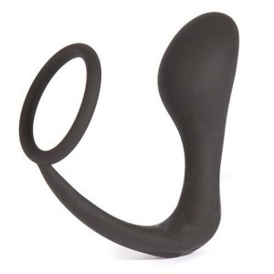 Silicone Cock Ring Anal/Butt Plug Combination