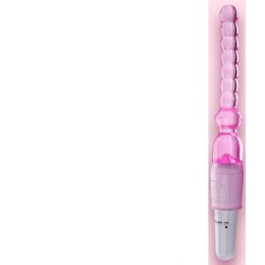 9 1/2" ABS Jelly Sleeve Vibrator - Pink
